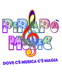 Logo Pipapò Music, scuola di musica,sale prove, studio di registrazione